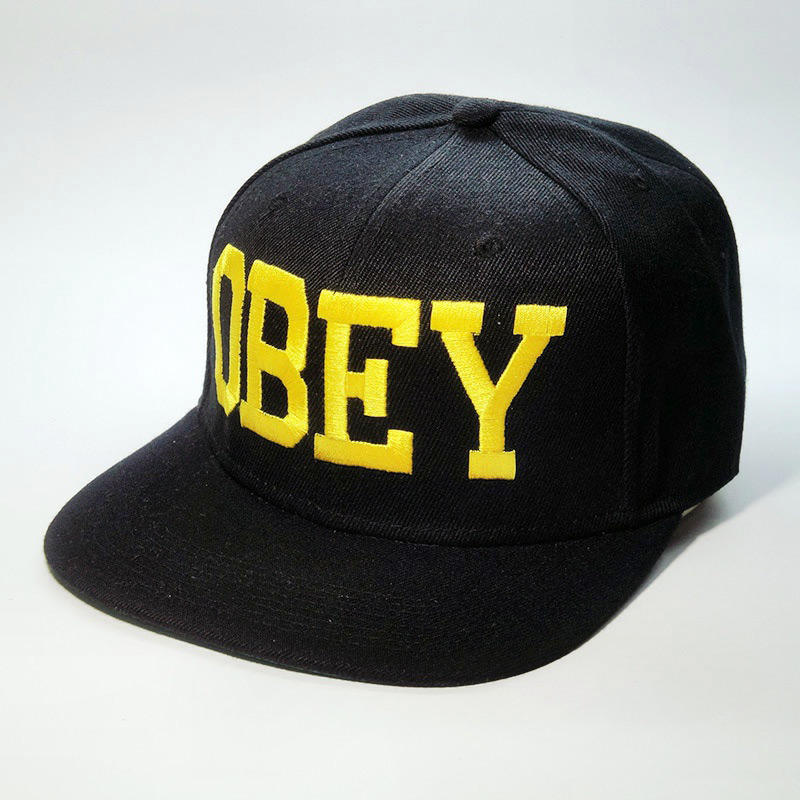 Фирменная кепка бейсболка OBEY Black like FBI logo