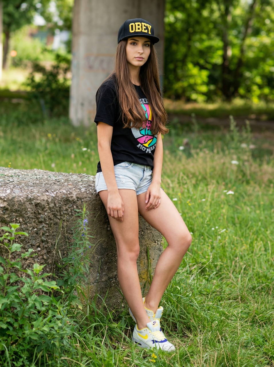 Фирменная кепка бейсболка OBEY Black like FBI logo