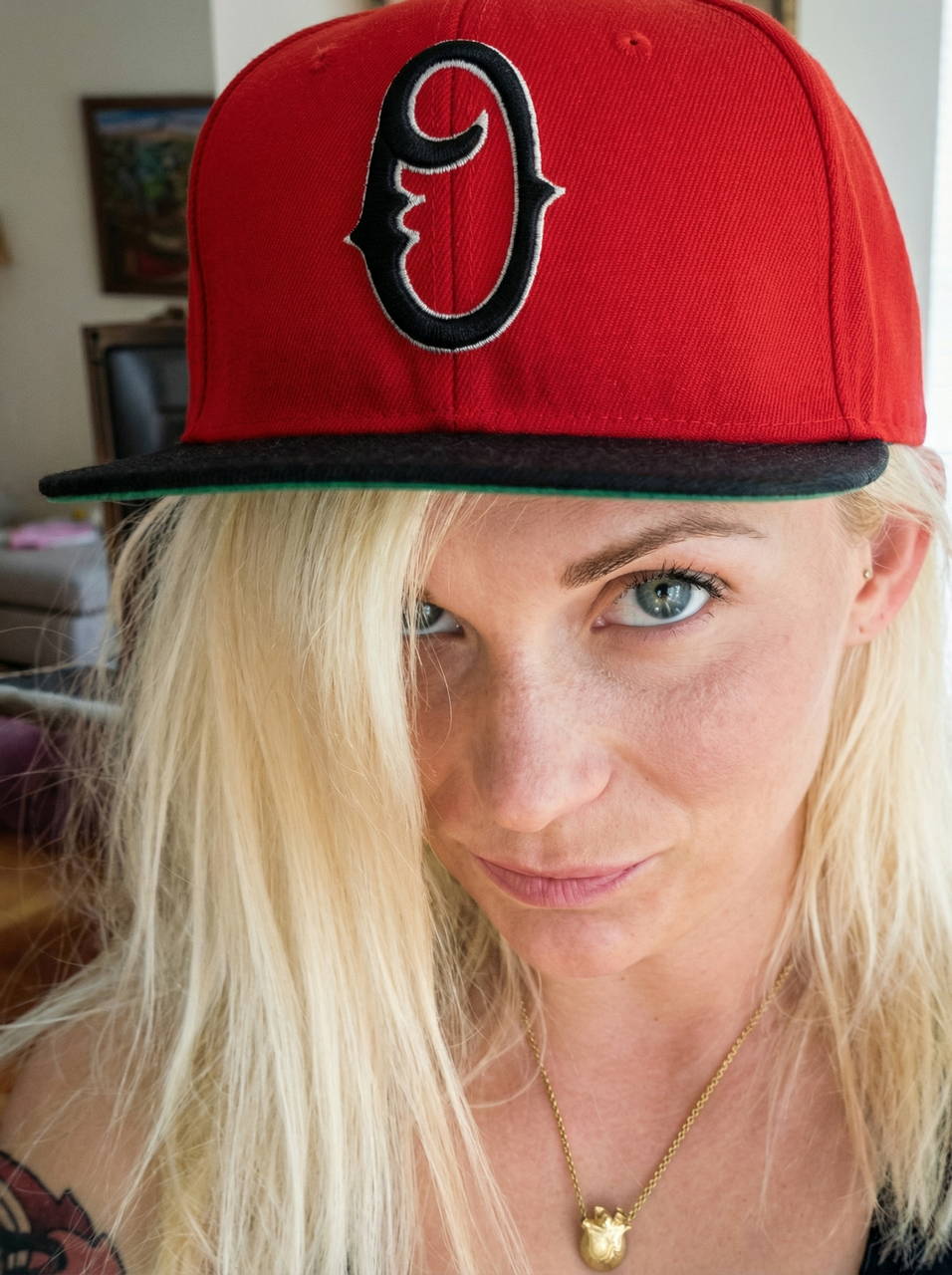 Винтажная фирменная кепка бейсболка OBEY Red Black logo like O