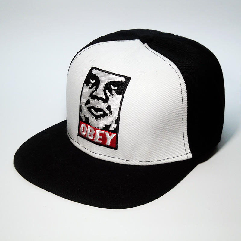 Фирменная кепка бейсболка OBEY Black and White Andre Giant