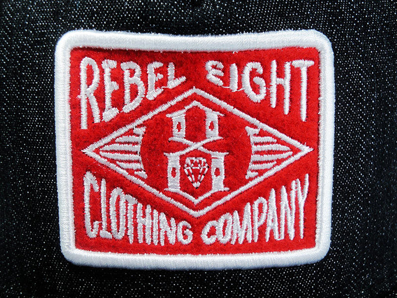 Винтажная фирменная кепка бейсболка Rebel 8 Fight jean