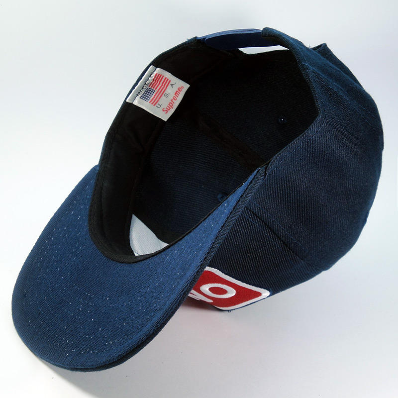 Винтажная фирменная кепка бейсболка ONLY Dark Blue logo Red USA