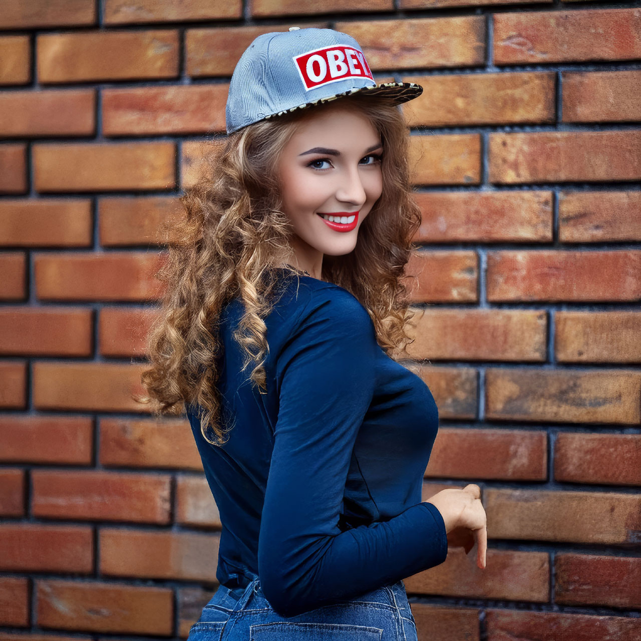 Кепка бейсболка OBEY Gray Leopard bossy logo