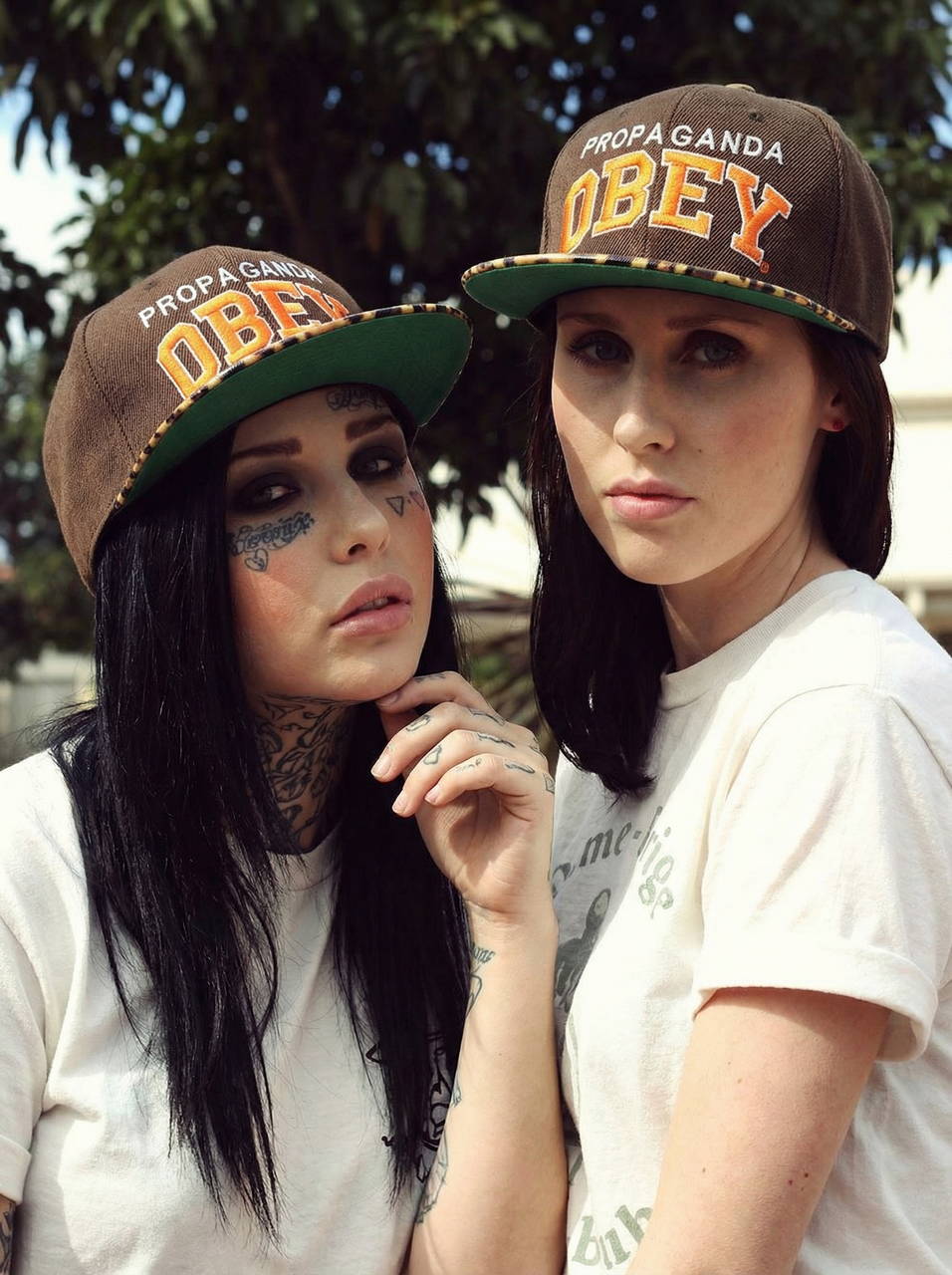 Кепка бейсболка OBEY Brown leopard orange logo Propaganda team