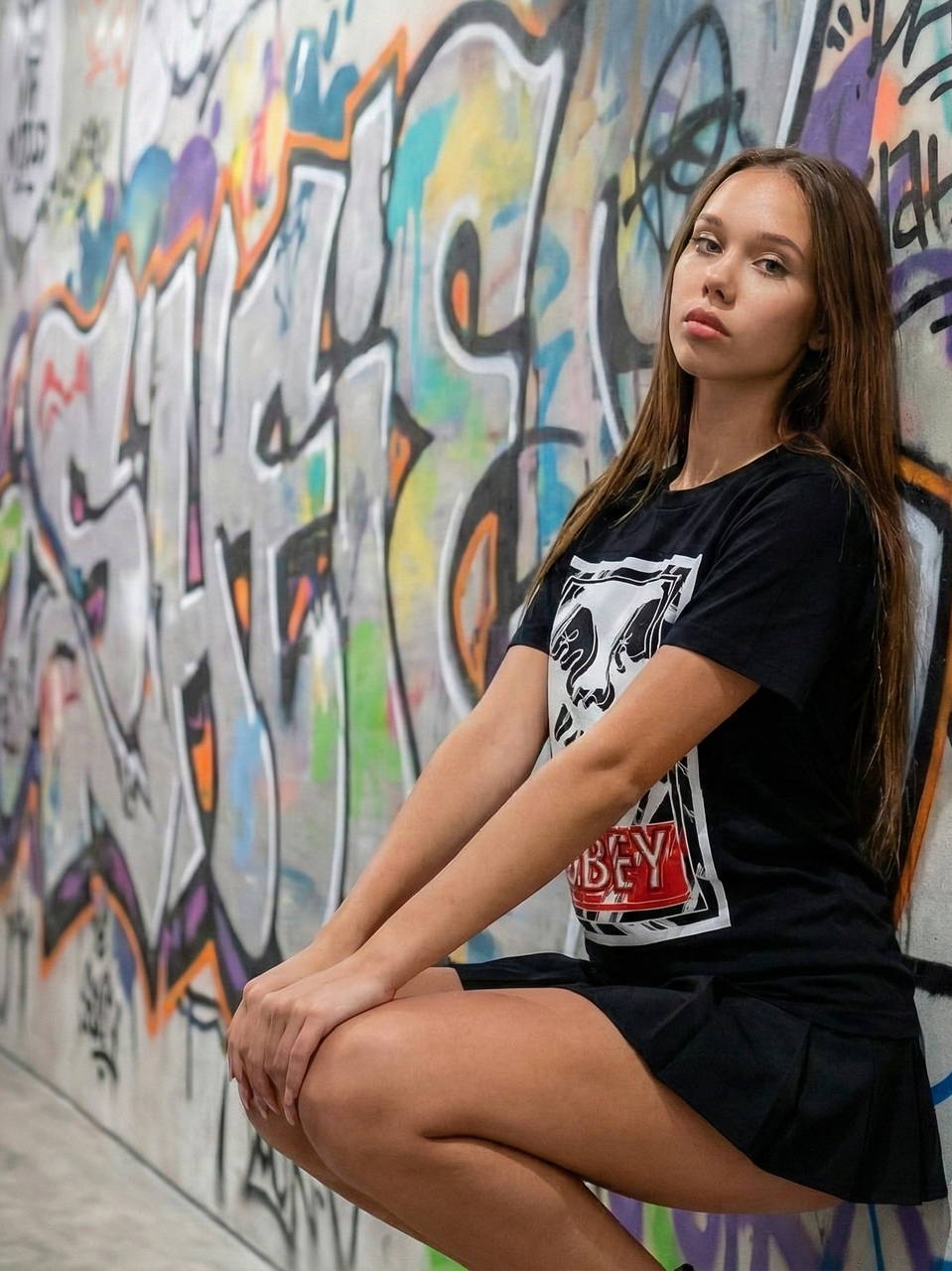 Винтажная фирменная футболка OBEY Super Rare Logo