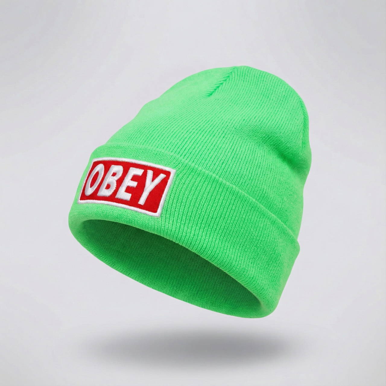 Шапка OBEY салатовая