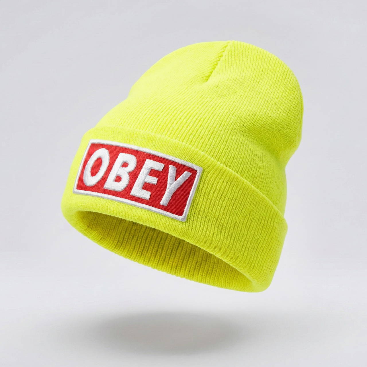 Шапка OBEY желтая