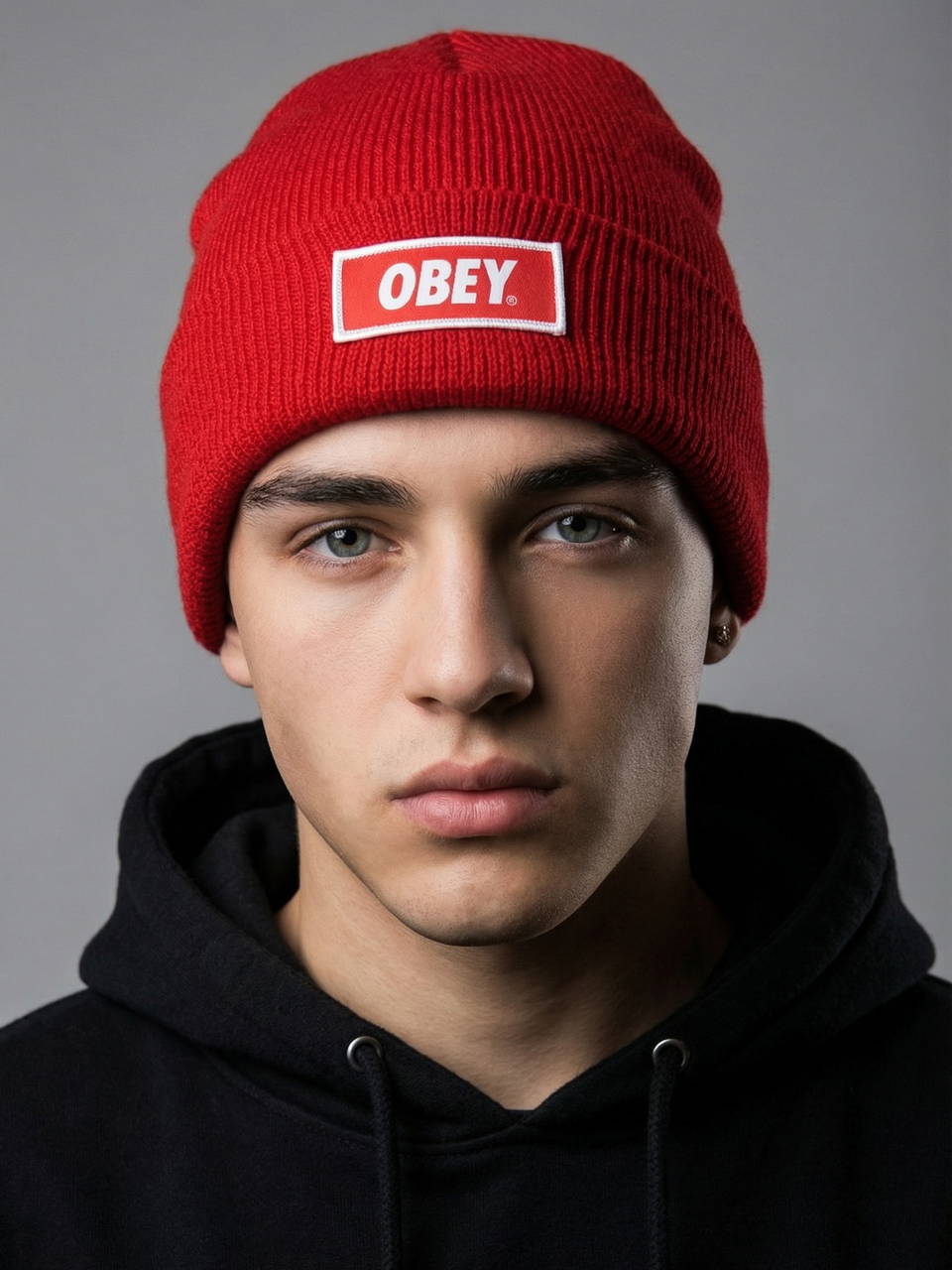 Шапка OBEY Urban красная