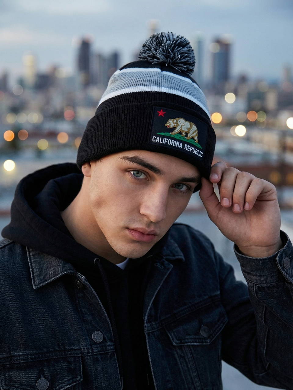 Шапка California Republic чёрная