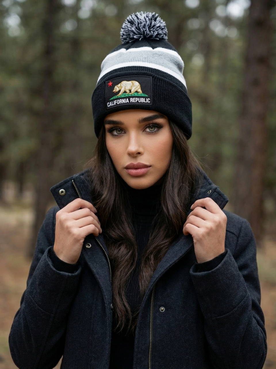 Шапка California Republic чёрная