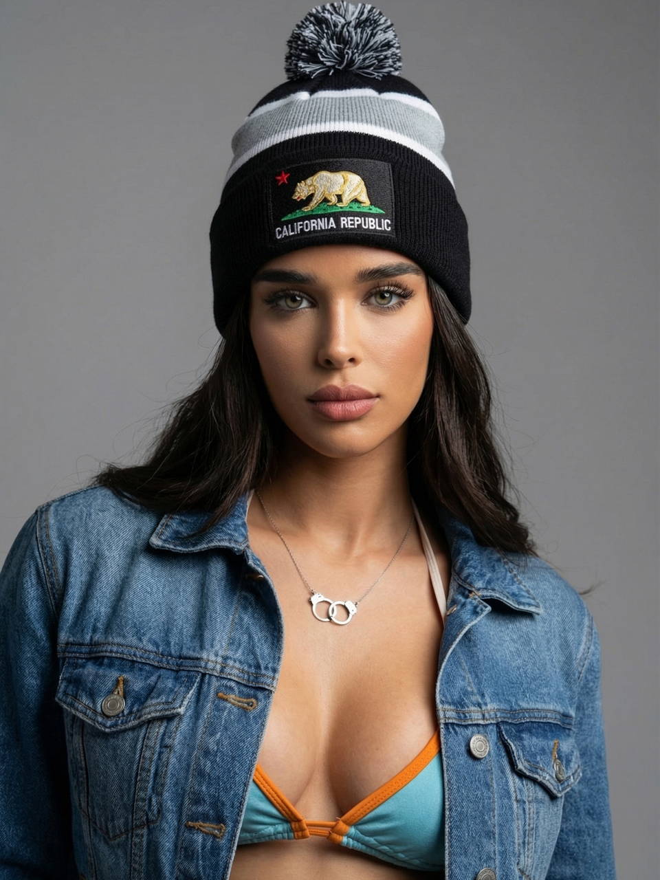 Шапка California Republic чёрная
