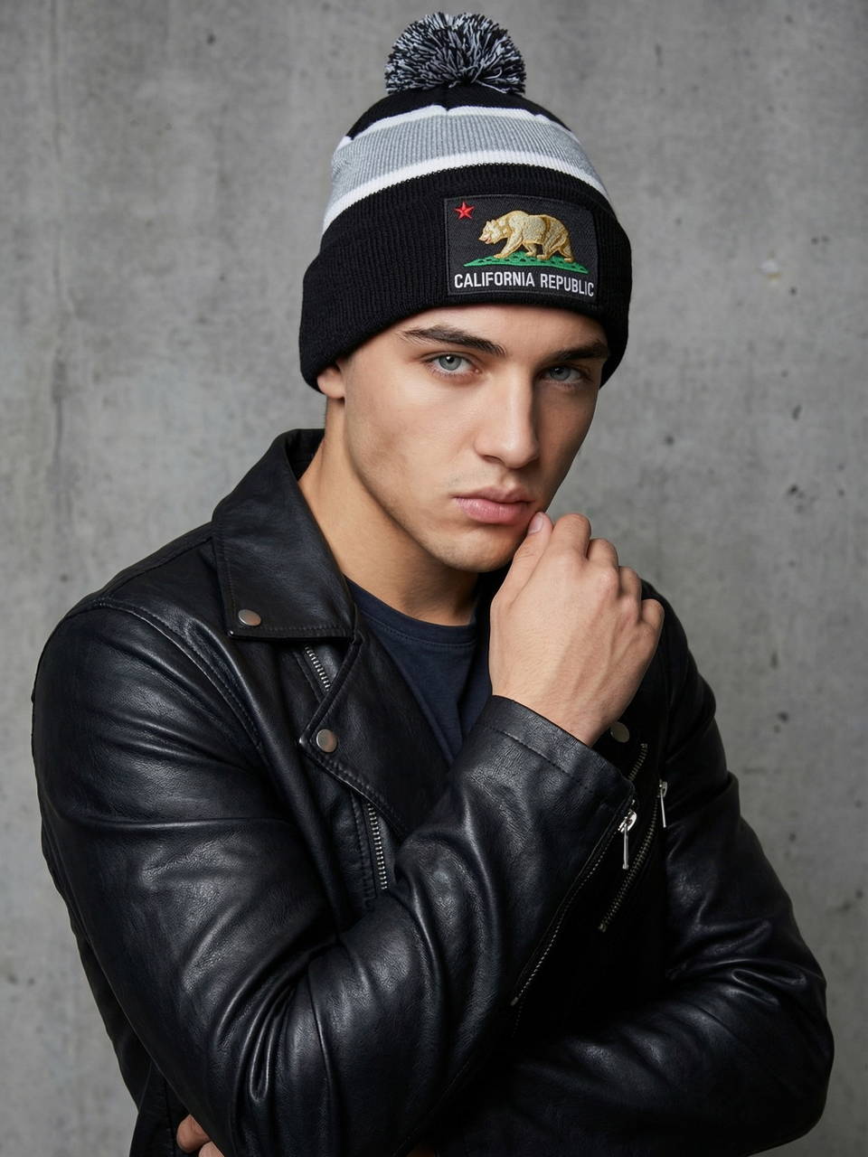 Шапка California Republic чёрная