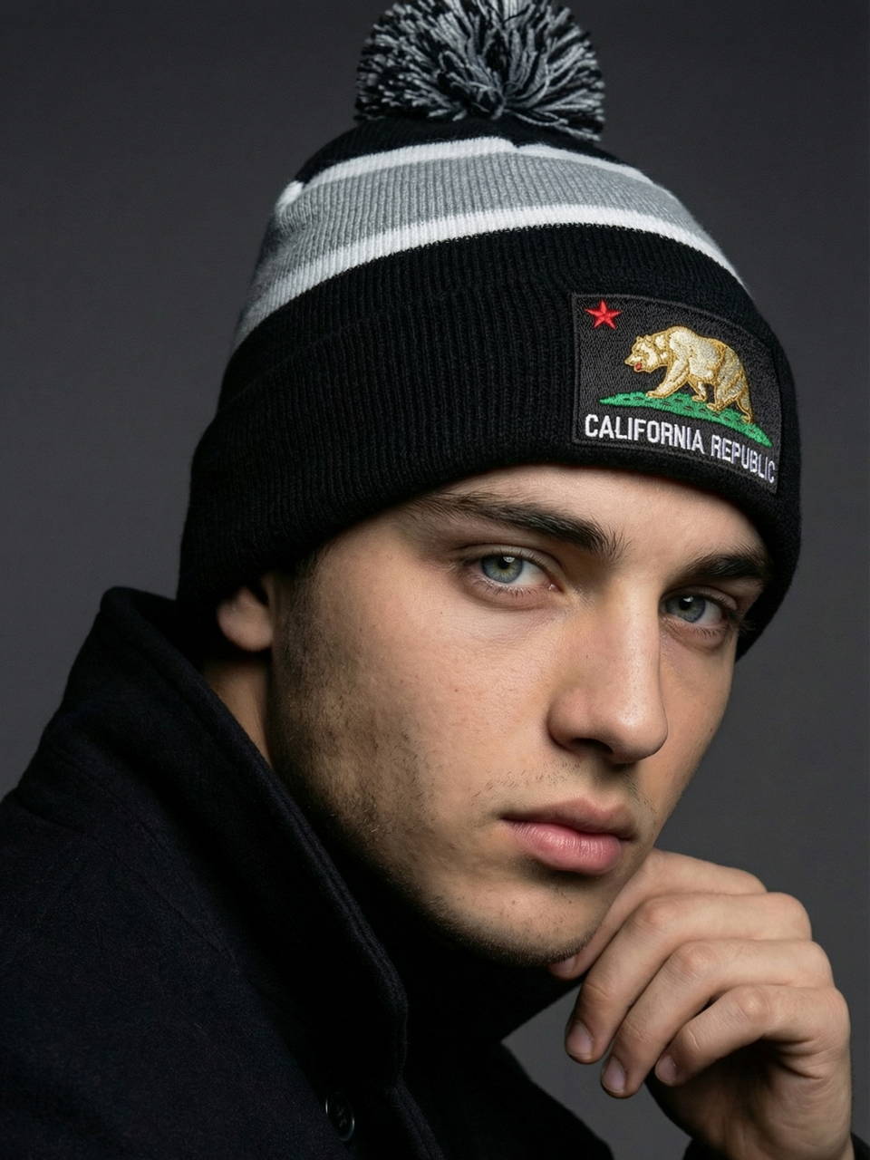 Шапка California Republic чёрная