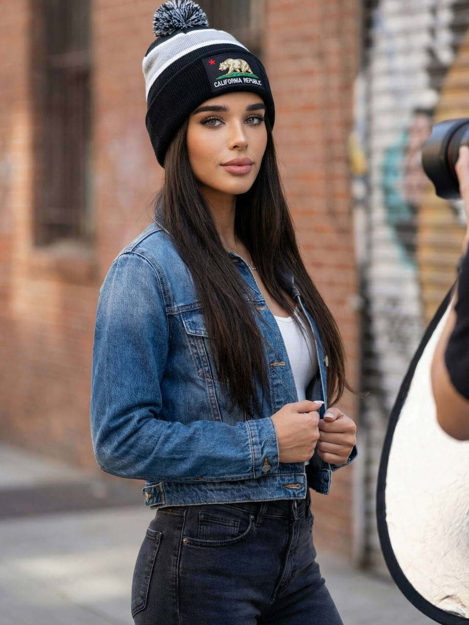 Шапка California Republic чёрная