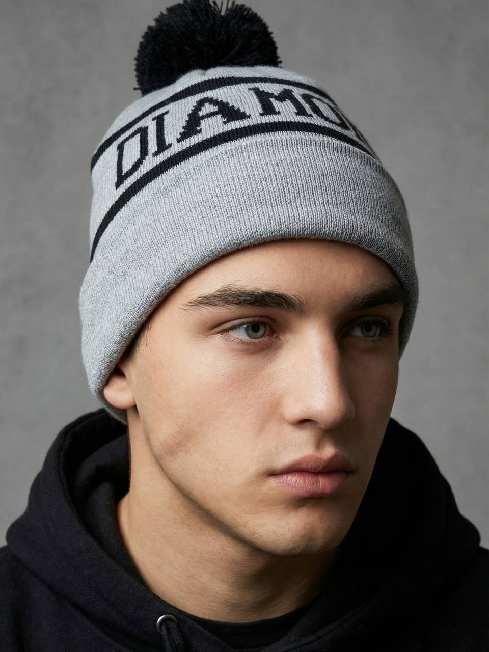 Шапка Diamond Supply Co серая