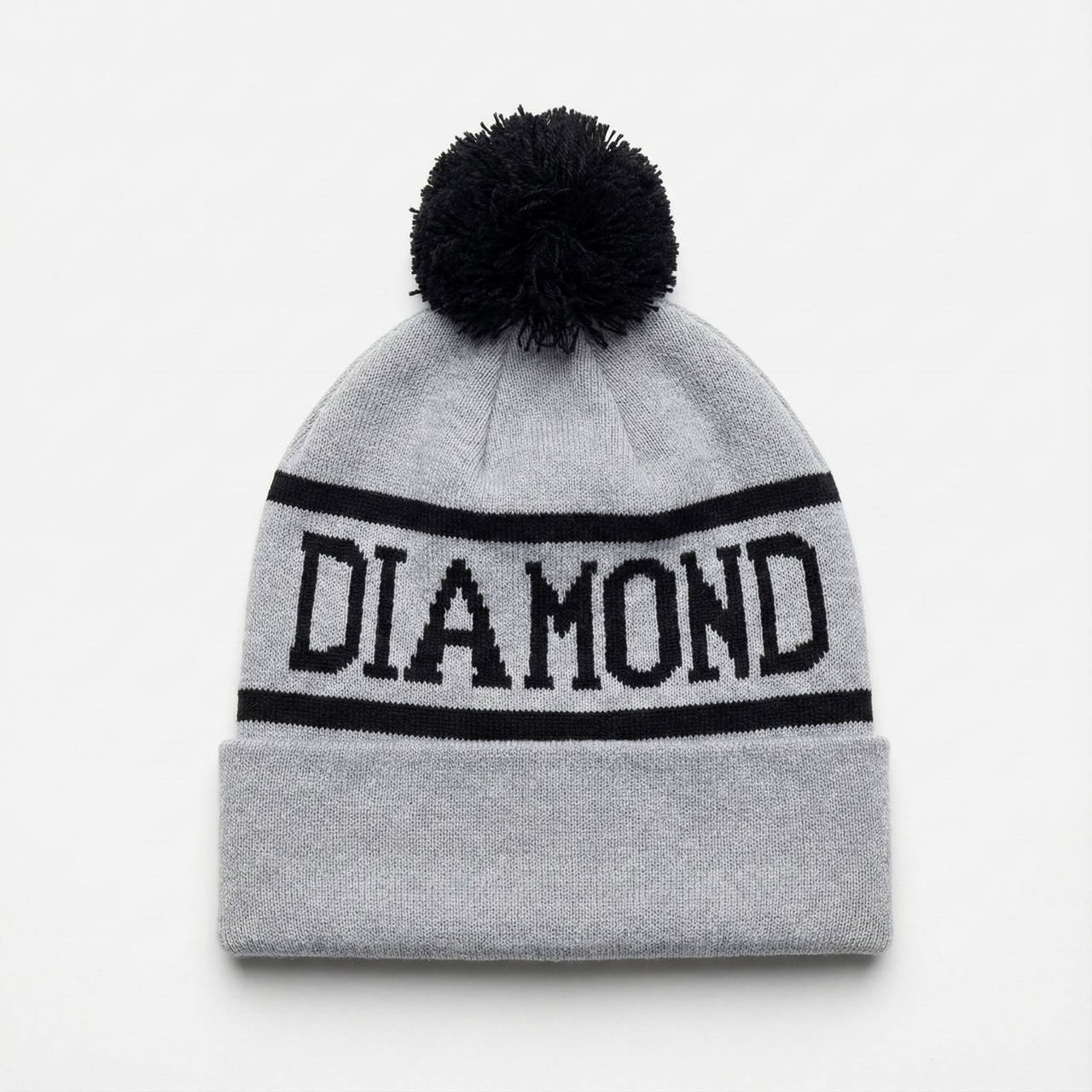 Шапка Diamond Supply Co серая