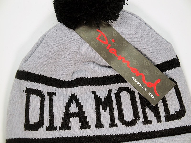 Шапка Diamond Supply Co серая