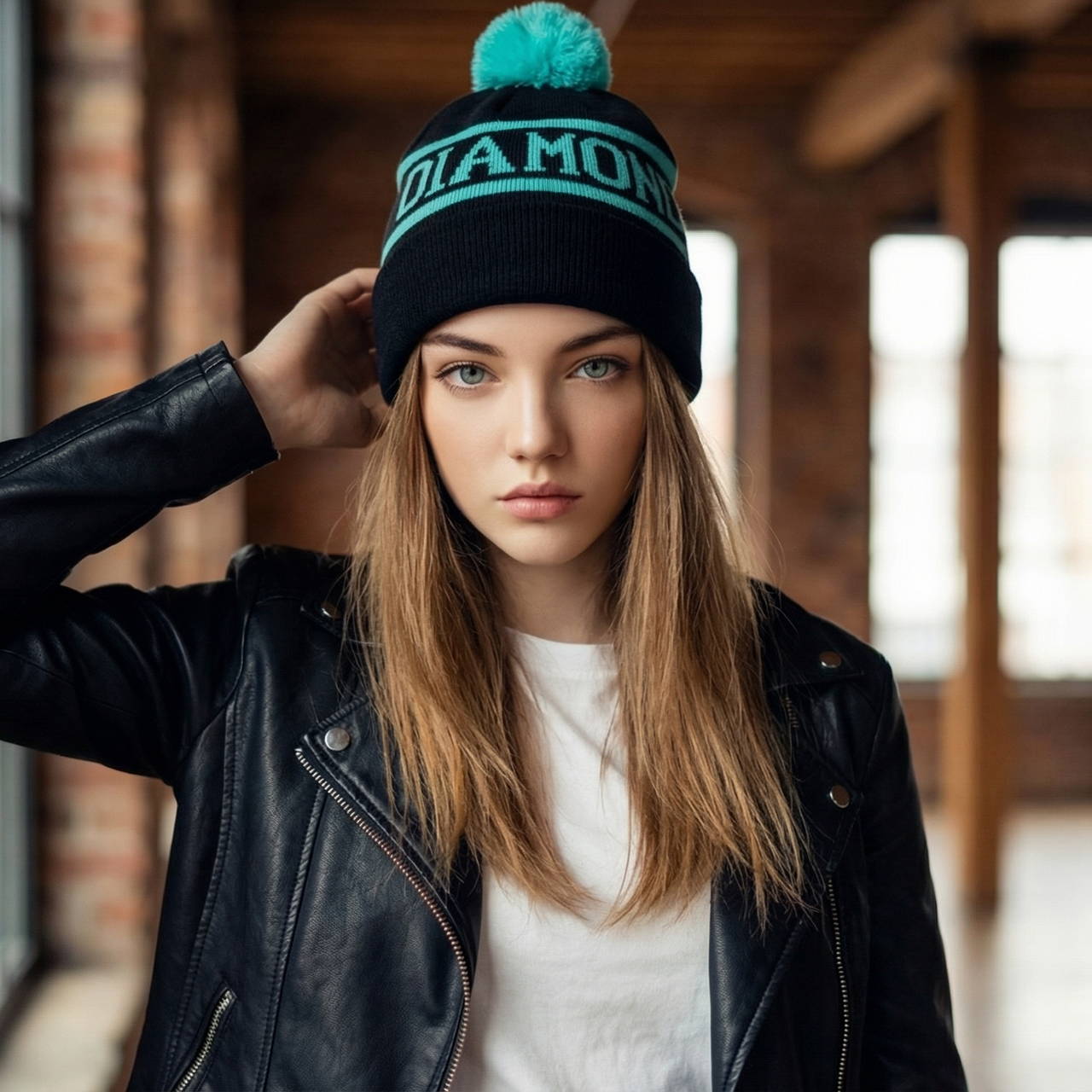 Шапка Diamond Supply Co чёрная