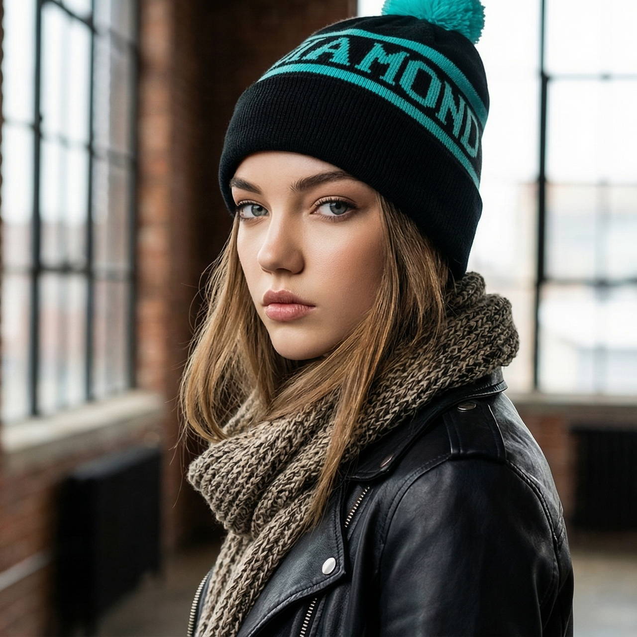 Шапка Diamond Supply Co чёрная