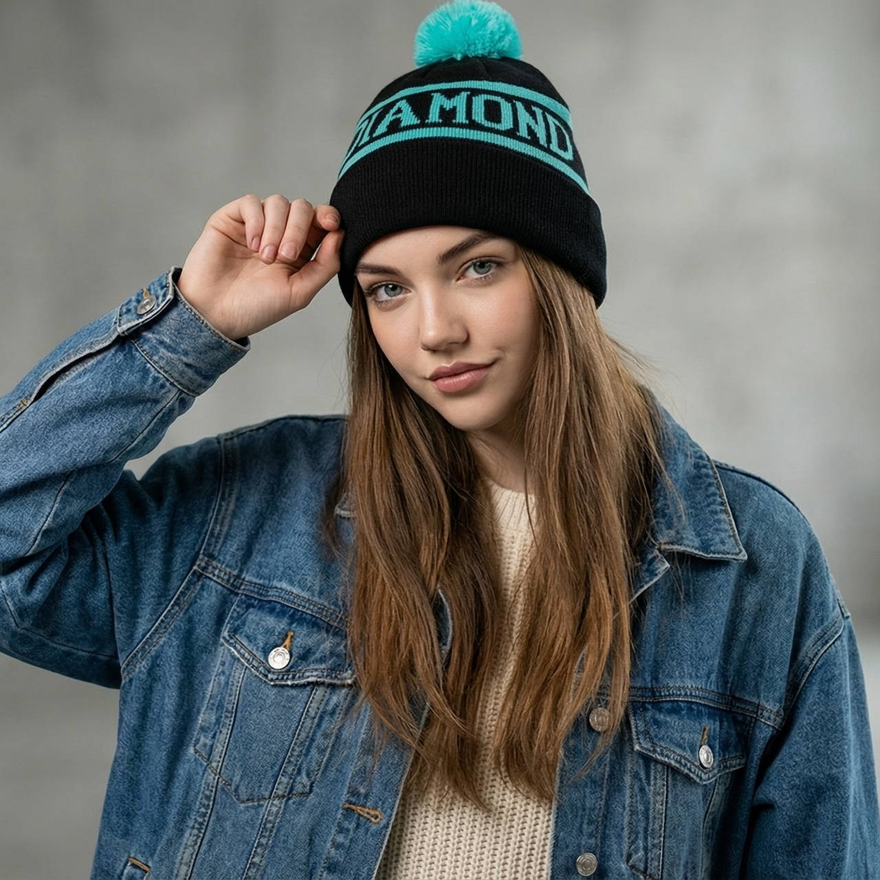 Шапка Diamond Supply Co чёрная