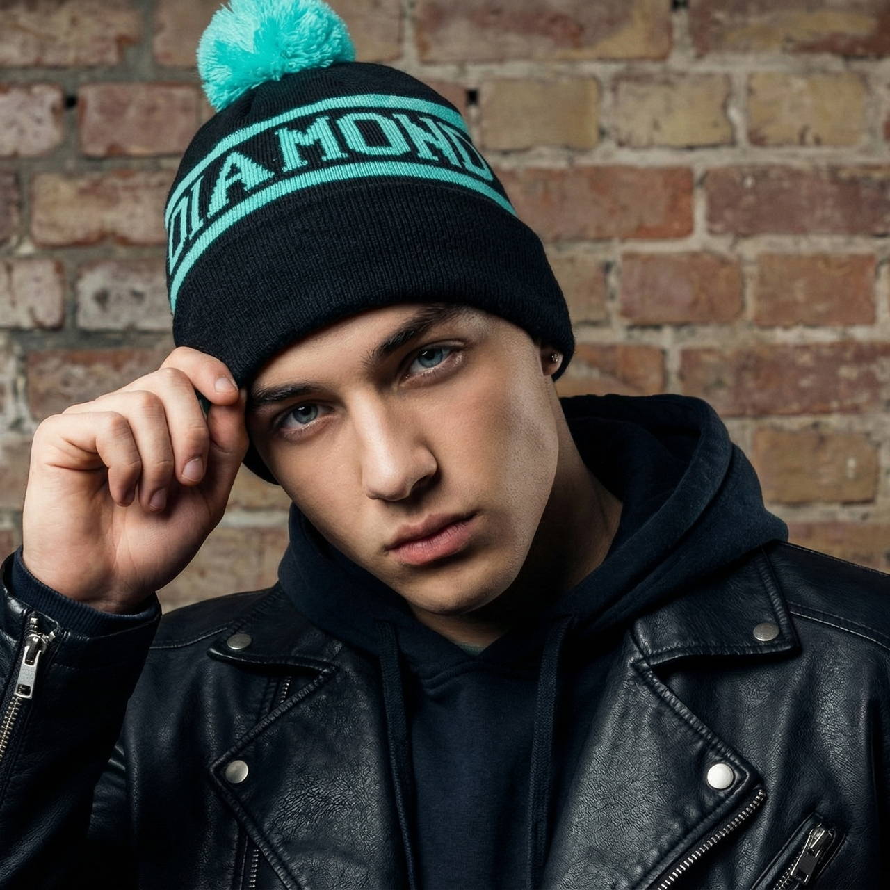 Шапка Diamond Supply Co чёрная