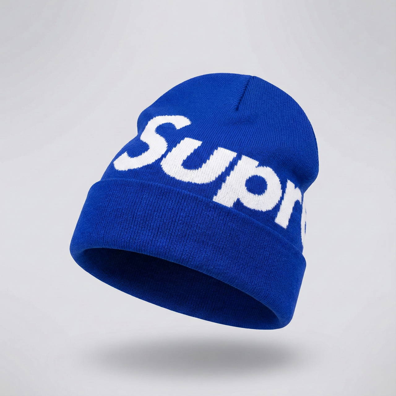 Шапка Supreme New Era синяя