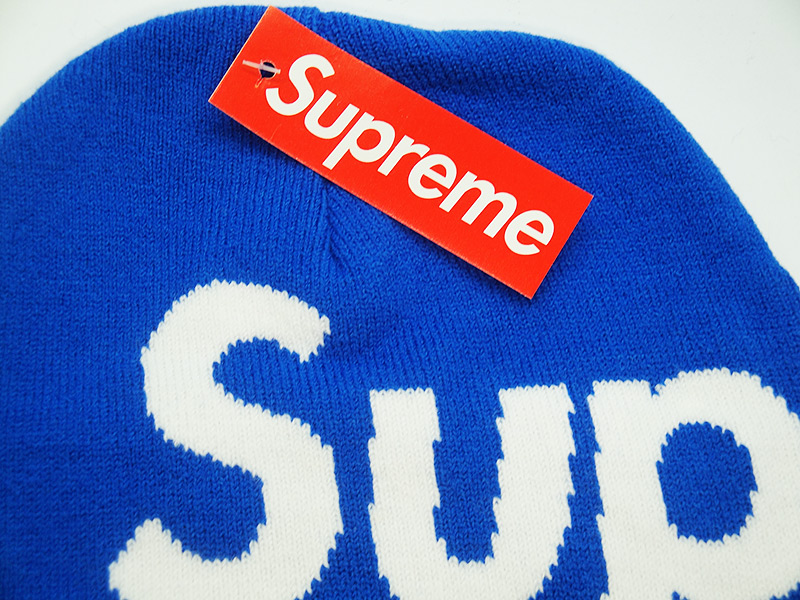 Шапка Supreme New Era синяя