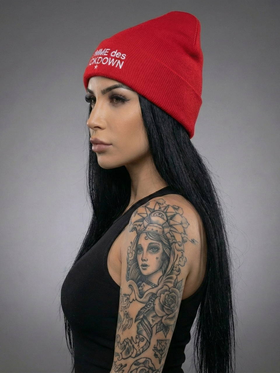 Шапка Comme des Fuckdown красная