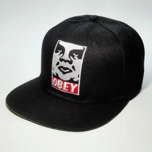 Фирменная кепка бейсболка OBEY Black Andre the Giant logo