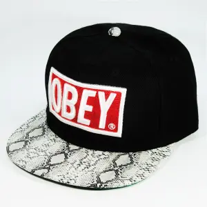 Кепка бейсболка OBEY Black snake skin