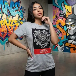 Винтажная фирменная футболка OBEY Shepard Fairey Public Works Medal 2004