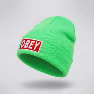 Шапка OBEY салатовая