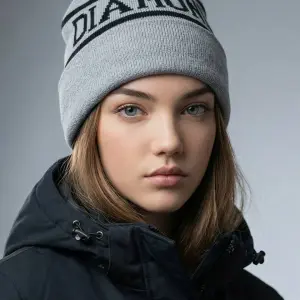Шапка Diamond Supply Co серая