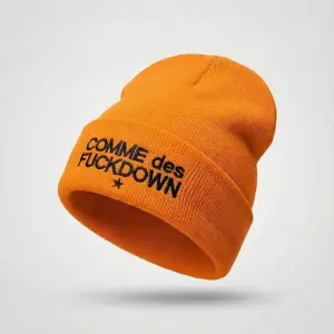 Шапка Comme des Fuckdown оранжевая