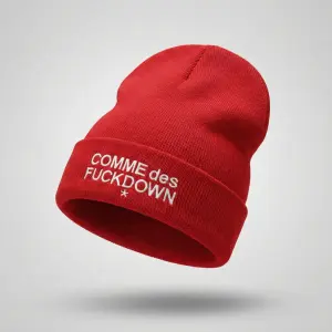 Шапка Comme des Fuckdown красная